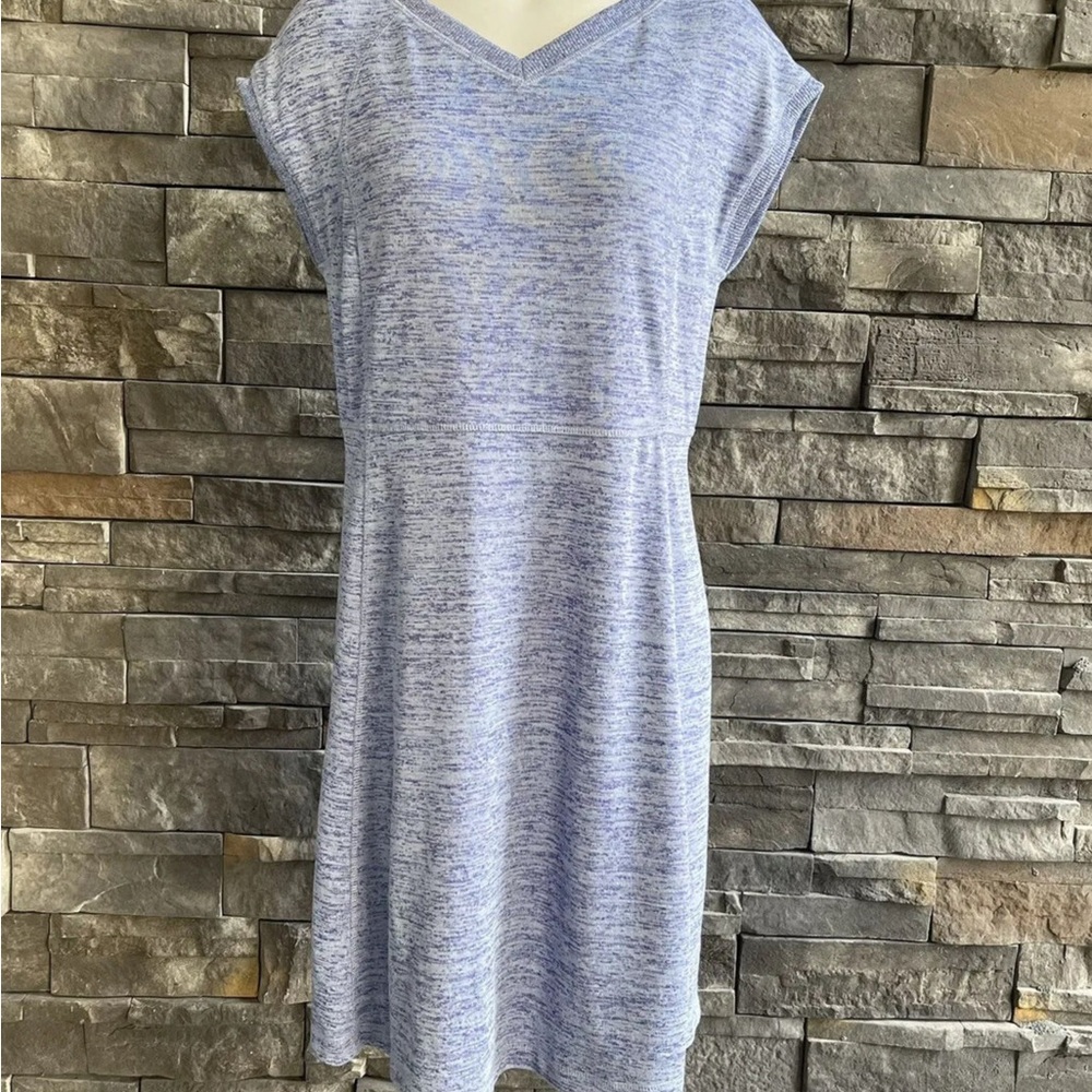 Talbots Casual Light Blue Knit Dress -M